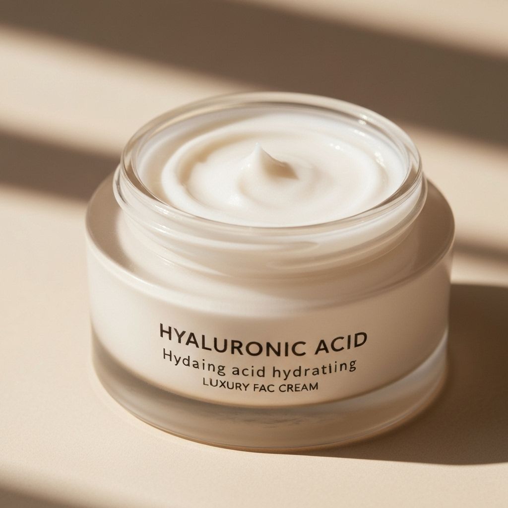 Hyaluronic acid face cream